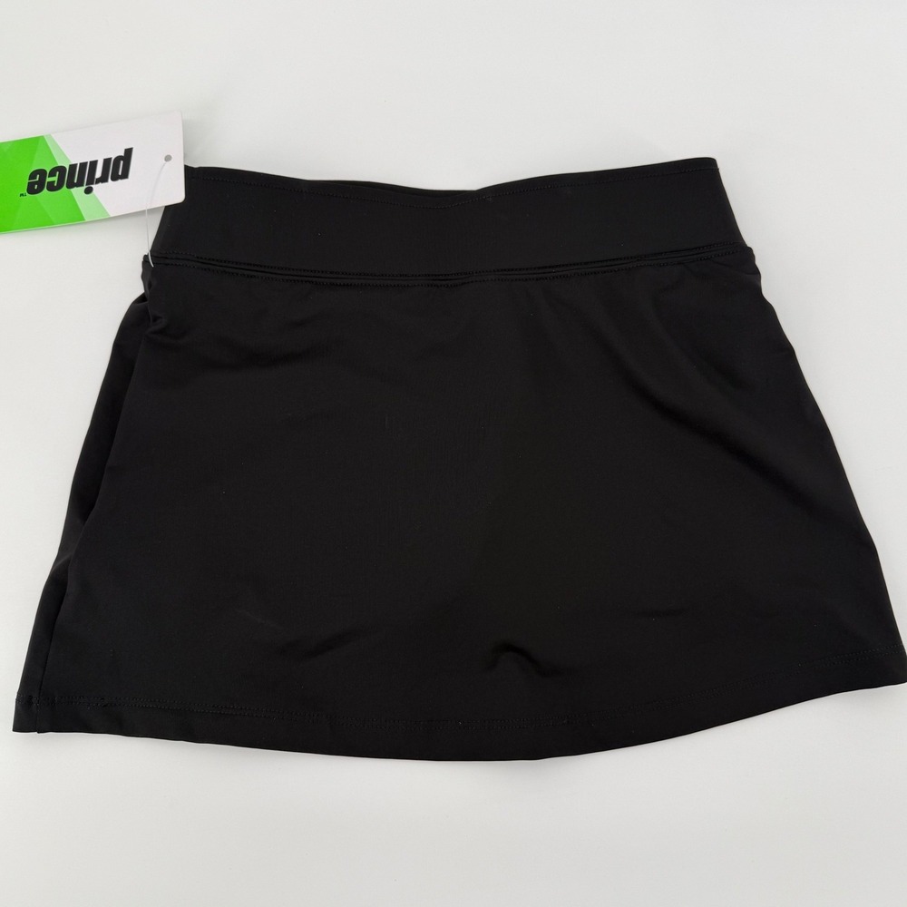 Prince Kids Black Athletic Skort Size S 8 9 Tennis Golf Running Activewear‎ - Picture 2 of 7
